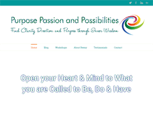 Tablet Screenshot of passionandpossibilities.com